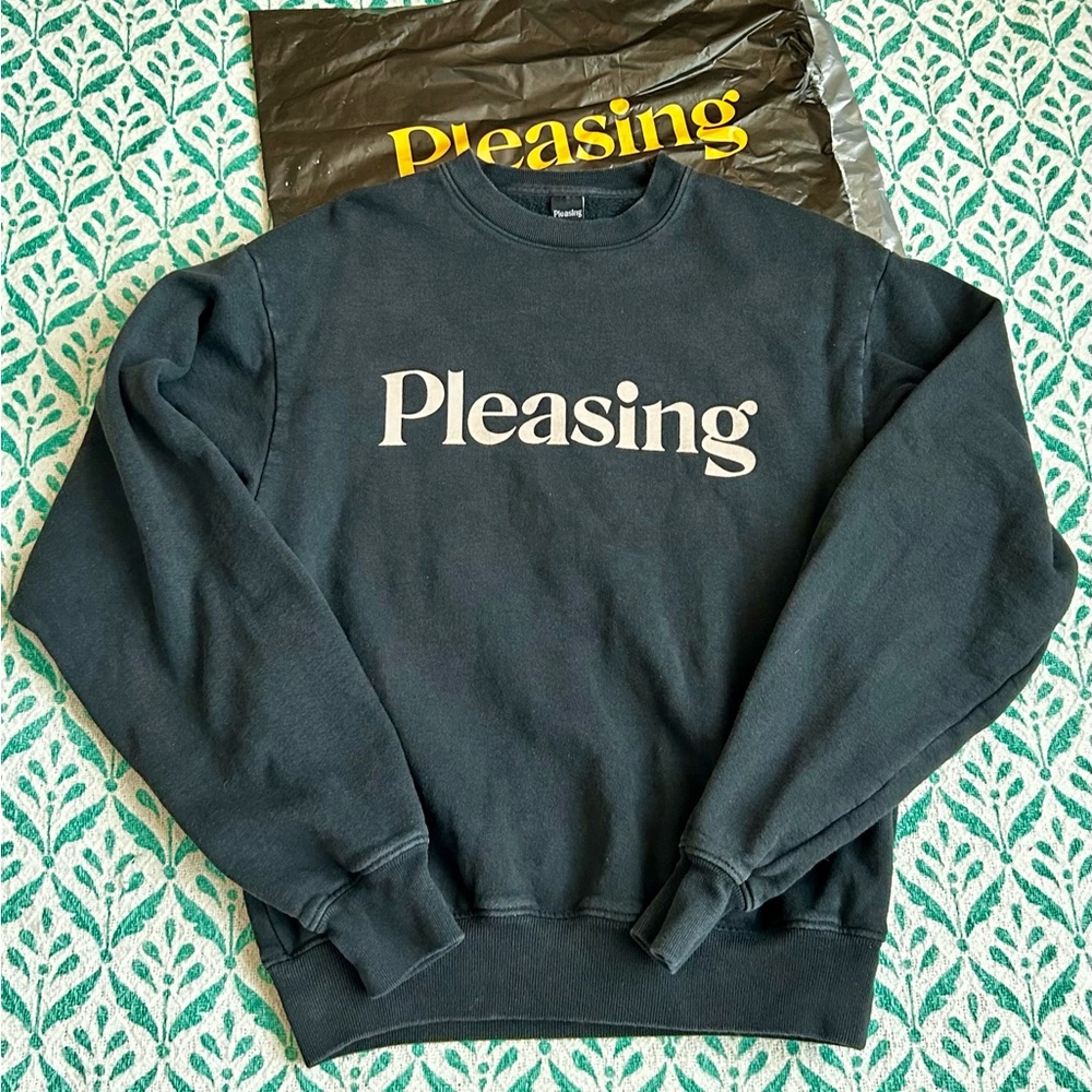 Pleasing by Harry Styles black Sweatshirt, XS